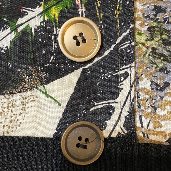 Alberto Makali Tropical Print Women's Jacket Size 12 - Picture 11 of 13